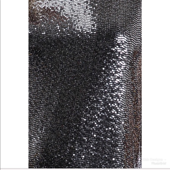 ❤️LAST 1! Fabulous Black/Silver Metallic Dress! - Picture 8 of 8